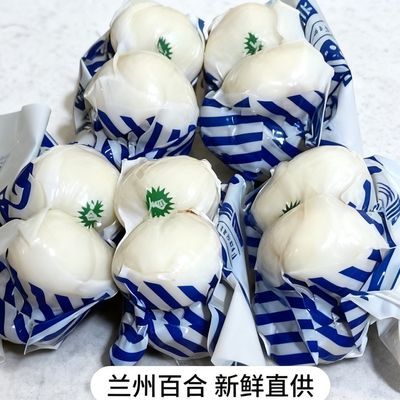 兰州小四头皇百合新鲜无添加农家自产特产净含量500克绿色食品