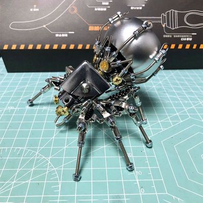 机械党幻音蜘蛛蓝牙音箱金属拼装模型精密玩具生日礼物圣诞节男生
