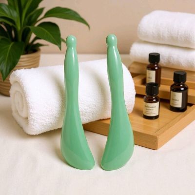 玉石板脸部护理板眼部专用面部瑜伽板全身通用美容刮痧玉板刮脸