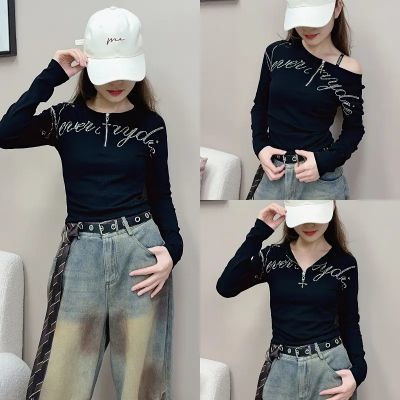 【字母水晶钻】秋冬新款一衣多穿显瘦百搭时尚广场跳舞服长