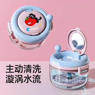 隐形牙套盒便携随身正畸保持器盒子小巧透气牙齿矫正器假牙收纳盒