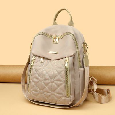 百搭双肩包双肩背包女外出通勤新款女人背包40到50岁小个子女士