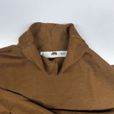 西班牙MNG女装羊毛混纺针织衫2025冬装新款高领直筒软糯套头毛衣