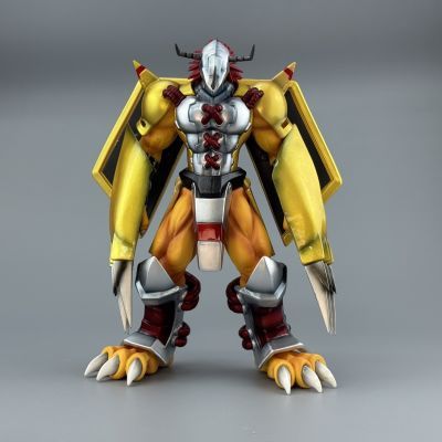 2.0金色战斗暴龙兽手办 金属合金爪子材质 全涂装漆面升级版摆件