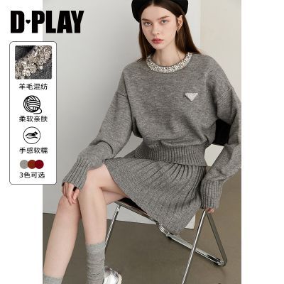 ���ڲ�����DPLAY2025�궬���¿��ɫ��֯��Ů����ë������Ƴ�������ë�� 499Ԫ