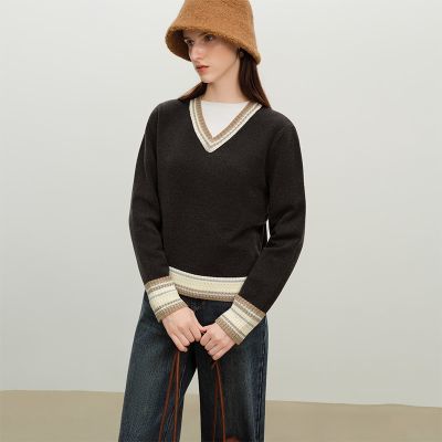 ���ڲ���������С����V��ѧԺ��ײɫ��֯��Ů2025�����¿��ɫ���ë������ 223.2Ԫ