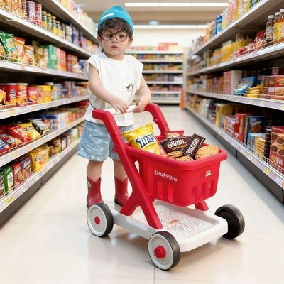儿童手推车购物车婴儿学步车宝宝学走路礼物超市过家家玩具小推车