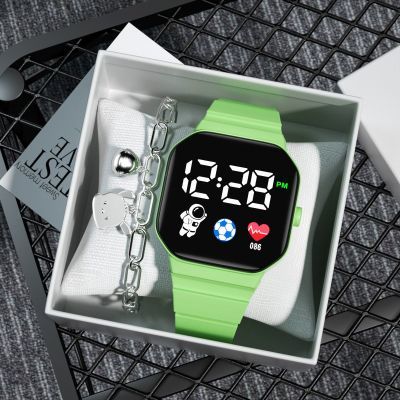 太空人LED科技感男女学生手表学生党ins风高颜值简约时尚防水手表
