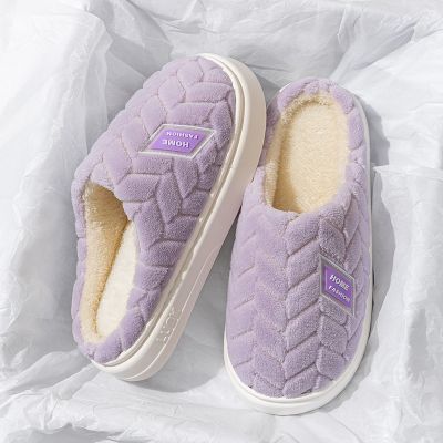 慈溪棉拖鞋女士春秋冬天月子鞋居家用室内防滑厚底家居保暖情侣男【12月9日发完】