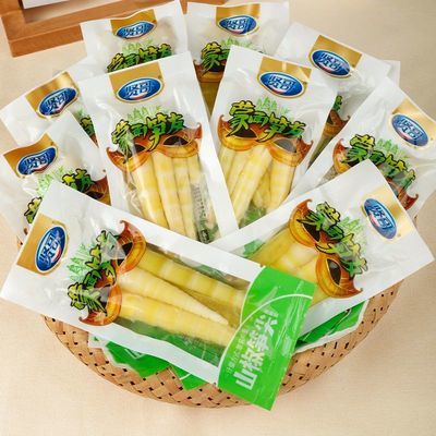 贤哥泡椒竹笋笋尖10包酸笋开袋即食山椒酸辣脆笋追剧小零食一整箱
