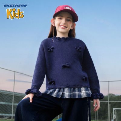 ���ڲ�����Skechers˹����ë��Ůͯ�¿�2025��֯���д�ͯ����ů���ʰٴ�ë�� 118Ԫ