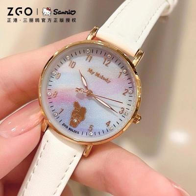 【正港】ZGO-HelloKitty三丽鸥手表ins高颜值学生女孩生日礼物送女生