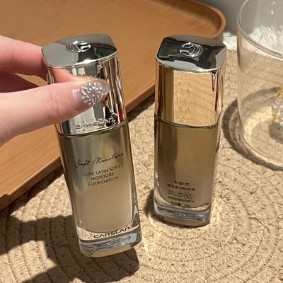卡姿兰奢缎柔润粉底液无盒金盖巨养肤30ml