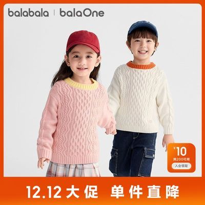 ���ڲ�������������balaOneŮͯë��2025�����¿�ʻ���ͷë���б�����֯�� 73Ԫ