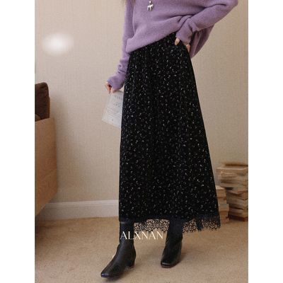 ���ڲ�����¹���ϡ������ǿա���ʽ��ɫ����ȹ�ﶬ�¿����ݸ����黨A��ȹŮ��15���ڷ����� 144.43Ԫ