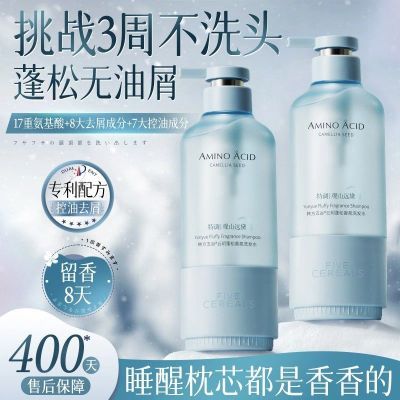 韩方五谷氨基酸洗发水控油蓬松去屑止痒持久留香柔顺去油洗发膏露
