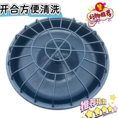 喂鸡新款食槽圆形加厚耐老化家用喂鸡食槽水槽