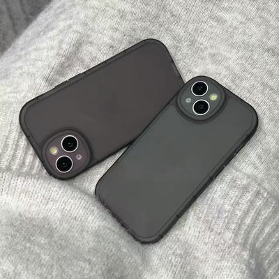 透黑软壳大眼睛款适用于苹果11pro手机壳iPhone12/13/14创意15潮