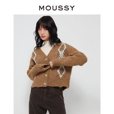 ���ڲ�����Moussy �＾����ײɫ���ë��V����֯����028HAZ70-1461 898Ԫ