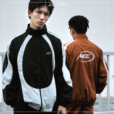 【NICEID】 NICE外套出场服队服拉链拼接篮球训练服弹力防风保暖开襟优惠商品图片