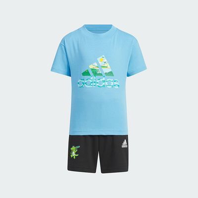 ���ڲ�����adidas/���ϴ�˹ Сͯ�ļ���ͨ�羰ͼ��͸�������˶���װJF3855 133Ԫ