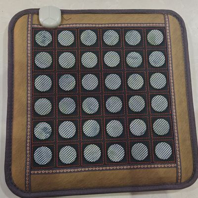 纯天然岫玉加热坐垫汗蒸家用美容保健岫玉电加热理疗按摩坐垫