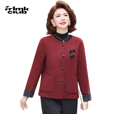 ���ڲ�����FRLMKŮ�̿�ë��С���Բ��˫�ſۻ�������Ů����װʱ�к�ɫ���� 188Ԫ