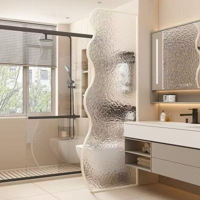 卫生巾干湿分离隔断玻璃隔断屏风浴室卫生间主卧隔断屏风厕所洗澡