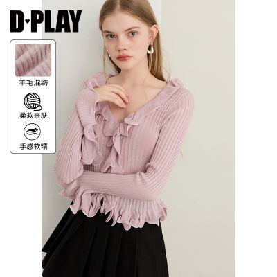 ���ڲ�����DPLAY2025���＾�¿��ɫ��֯��Ů��Ҷ�������������׿յ������� 119Ԫ