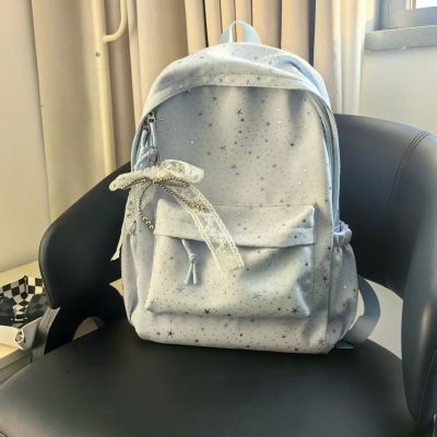 游乐者星星书包新款大容量可爱高中生ins风双肩包简约大学生背包