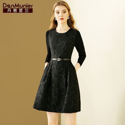 ���ڲ�������Ľ�ݶ���ʽ�����Ứƴ����֯����ȹŮ�ﶬ�¿���������a��ȹ�� 389Ԫ