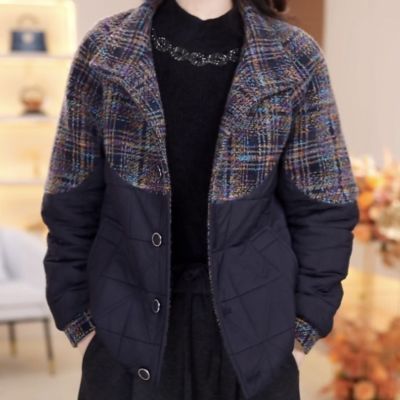 秋冬新款优雅气质加棉加厚外套女时尚休闲百搭小个子防寒保暖棉服