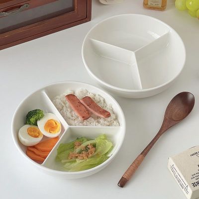陶瓷电饭锅内蒸笼三分格蒸盘圆形婴儿宝宝辅食一锅蒸炒锅蒸碗屉优惠商品图片