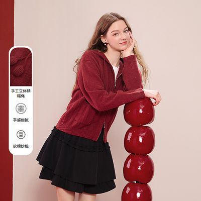 ���ڲ�������ͼbetuŮװ2026�괺������ս����֯����������ñ����ñ����Ů 207Ԫ