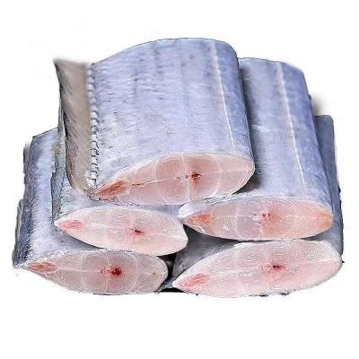 新鲜国产大段特大东海小眼带鱼中段冷冻野生刀鱼海鲜整箱水产批发