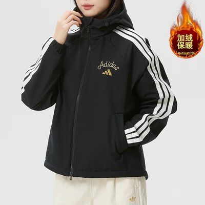 ���ڲ�������Ʒadidas���ϴ�˹Ů�����˶�����֯���ޱ�ů��ñ�п˿���KU8973 542Ԫ