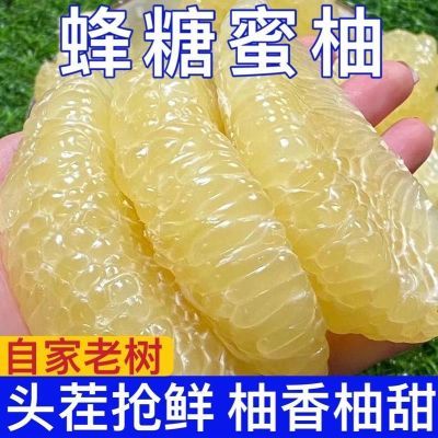 正宗福建平和白心柚子老树白蜜柚白肉白心冰糖柚孕妇水果