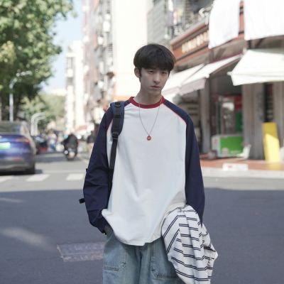 ���ڲ�����GOOZI MADE �ذ�����䳤��T�����ﶬ��ʽײɫƴ�Ӵ�������¡�10���ڷ����� 68.4Ԫ