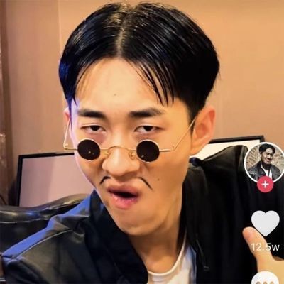 超小圆形复古墨镜迷你网红搞笑圆框汉奸小眼镜男太阳镜女朋克潮