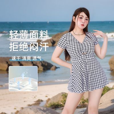 ���ڲ�����AGLIONDY΢��Ů��Ӿ��Ů�����ڶ����ݴ���ȹʽ��mm���жȼ���Ӿװ    72.8Ԫ