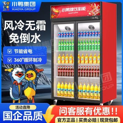 展示柜冷藏保鲜柜商用冰箱饮料啤酒超市立式单双三门
