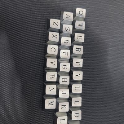 锌合金金属键键帽原厂高度26字母个性键帽适用于十字机械键盘全套