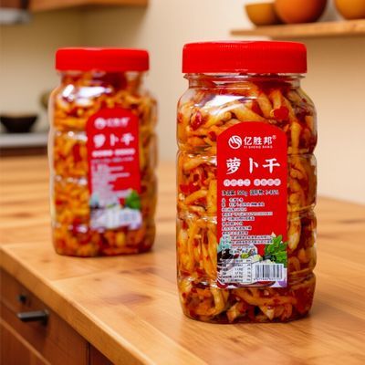 香辣萝卜干湖南萝卜特产香辣萝卜条即食速食麻辣瓶装下饭菜优惠商品图片