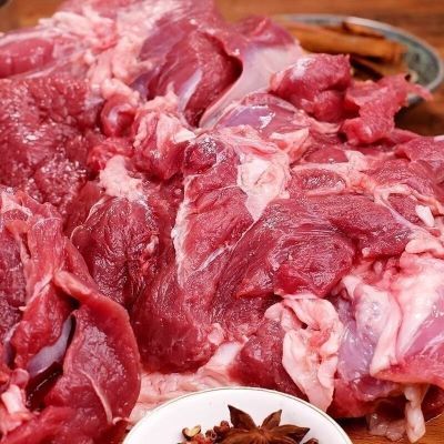 精品羊肉风味肉块精选优质鸭肉羊肉肉块混合调理2斤4斤风味羊肉块