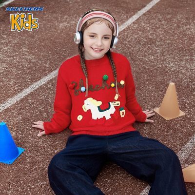 ���ڲ�����Skechers˹����ͯװŮ�д�ͯë���ﶬ��֯�����괺װ��ͨ�ɰ����� 127Ԫ