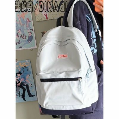迪纳奇清新学院高颜值学生书包情侣学生通勤旅游背包大容量双肩包