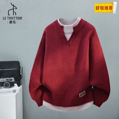 ���ڲ�����LE TROTTOIR��֯����ë���¿��ﶬ��ů��������ʱ���к�����ë�� 148Ԫ