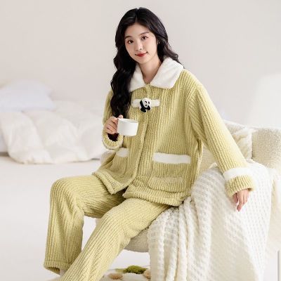 ���ڲ�������ɫ��ů�ﶬ��˯��Ůɺ���޼Ӻ���⴩��Լ��è�пɰ��Ҿӷ���װ 44.5Ԫ