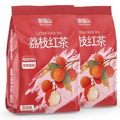 【景福山】 荔枝红茶袋泡茶水果茶红茶茶包冷泡茶果干泡水喝300g袋装
