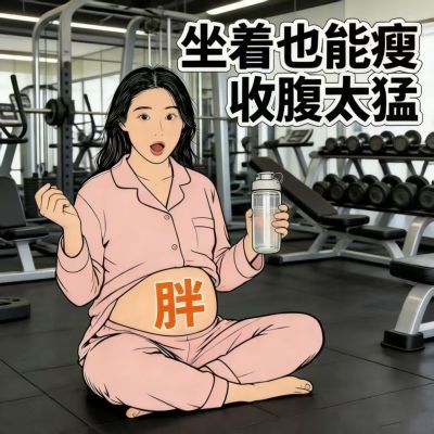 祛脂轻轻贴】懒人肚脐贴全身速痩减顽固型肚子燃脂全身甩脂机爆瘦
